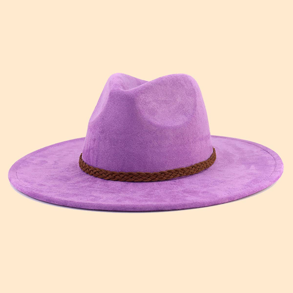 ACCITY-WOMEN AUTUMN AND WINTER WARM BELT PANAMA HAT_CWAH0681