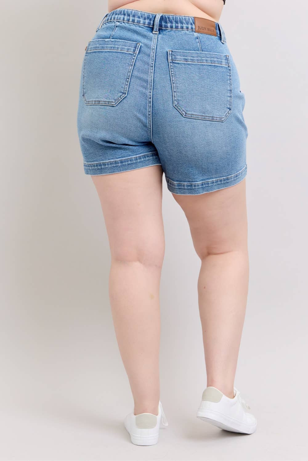 JB 150308 HW Vintage Wash Jogger Shorts - PLUS