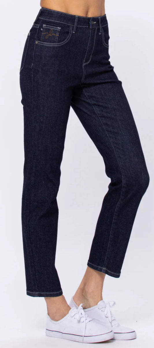 JB88273 HI-RISE RINSE WASH MOM JEAN
