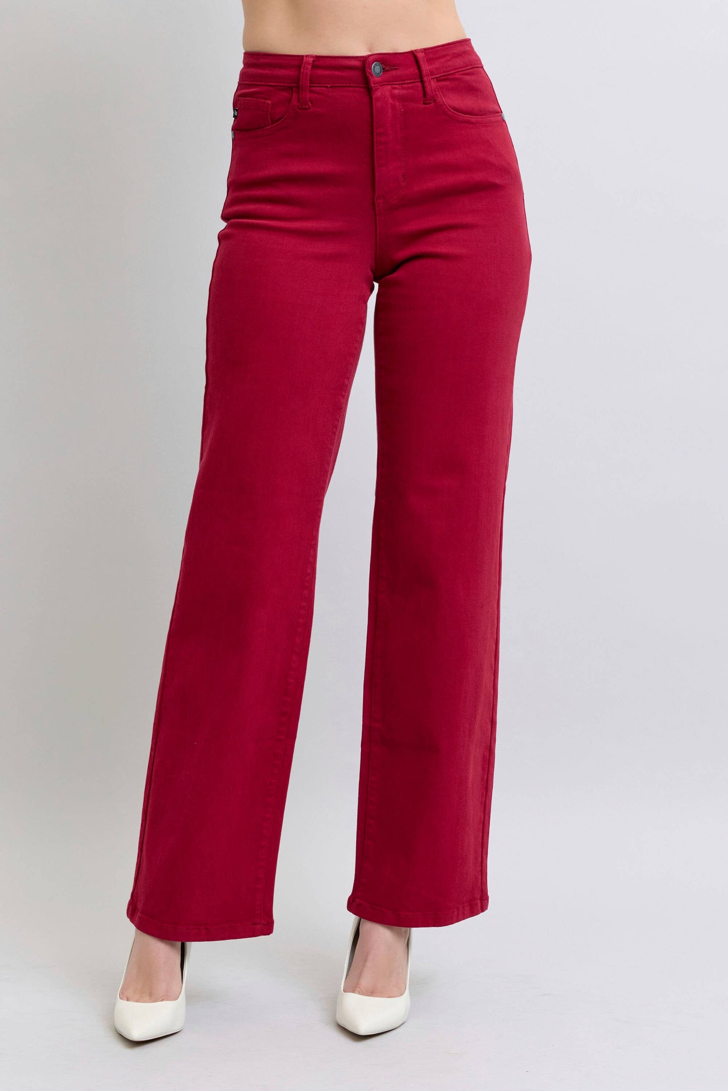 JB 88917REG Heart Shaped Back Pockets High Waisted 90's Straight