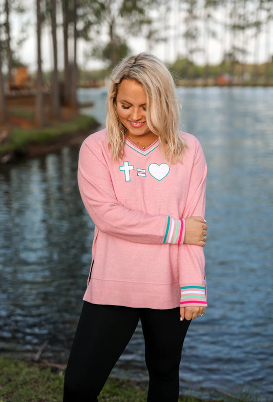 JLB-CORDED SWEATSHIRT-T=HEART