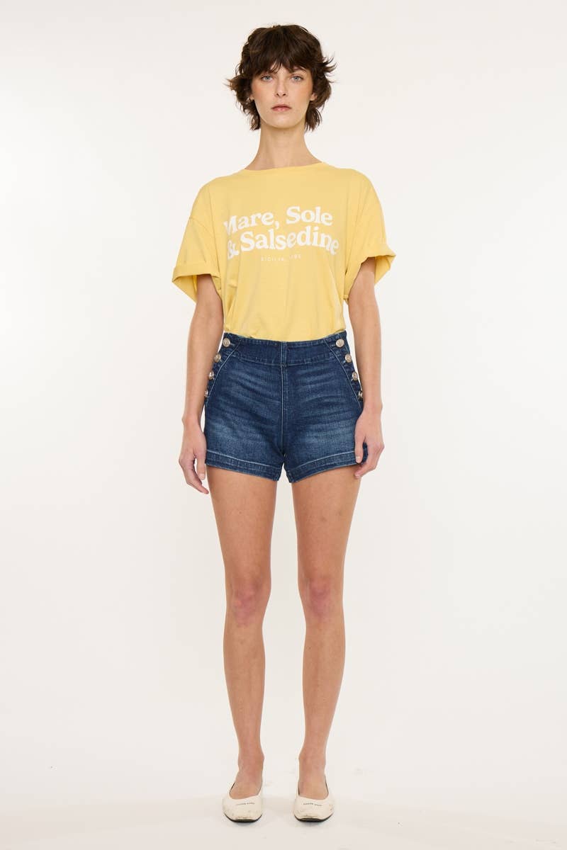 KC2199D-OPEN PACK HIGH RISE SAILOR SHORTS