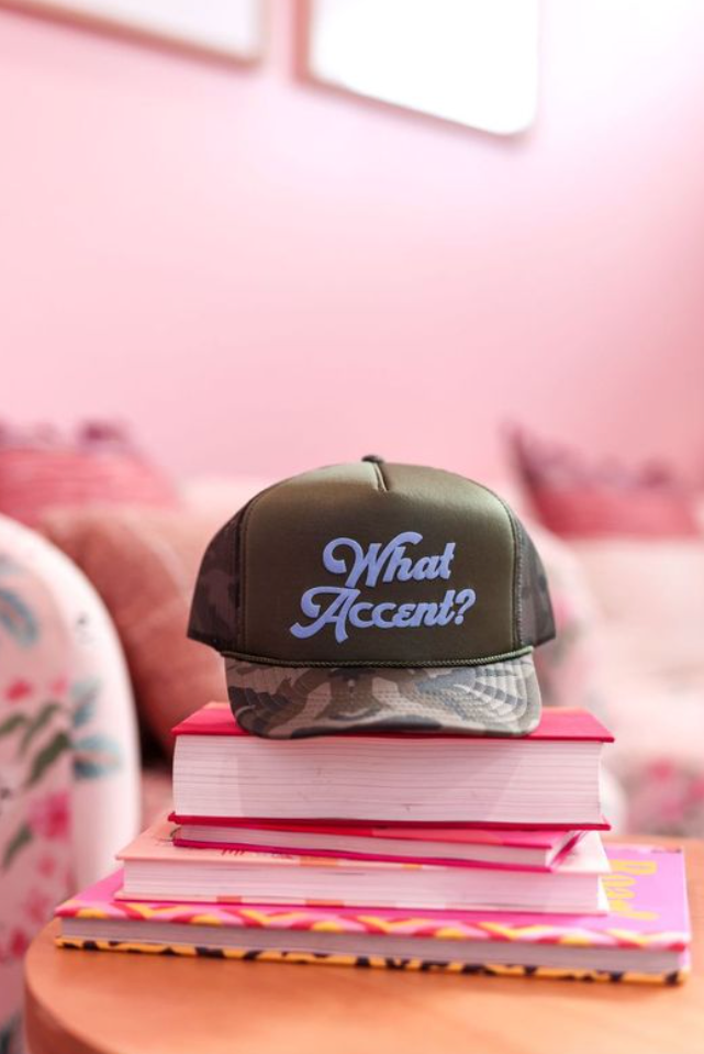 What Accent- Trucker Hat (Camo)
