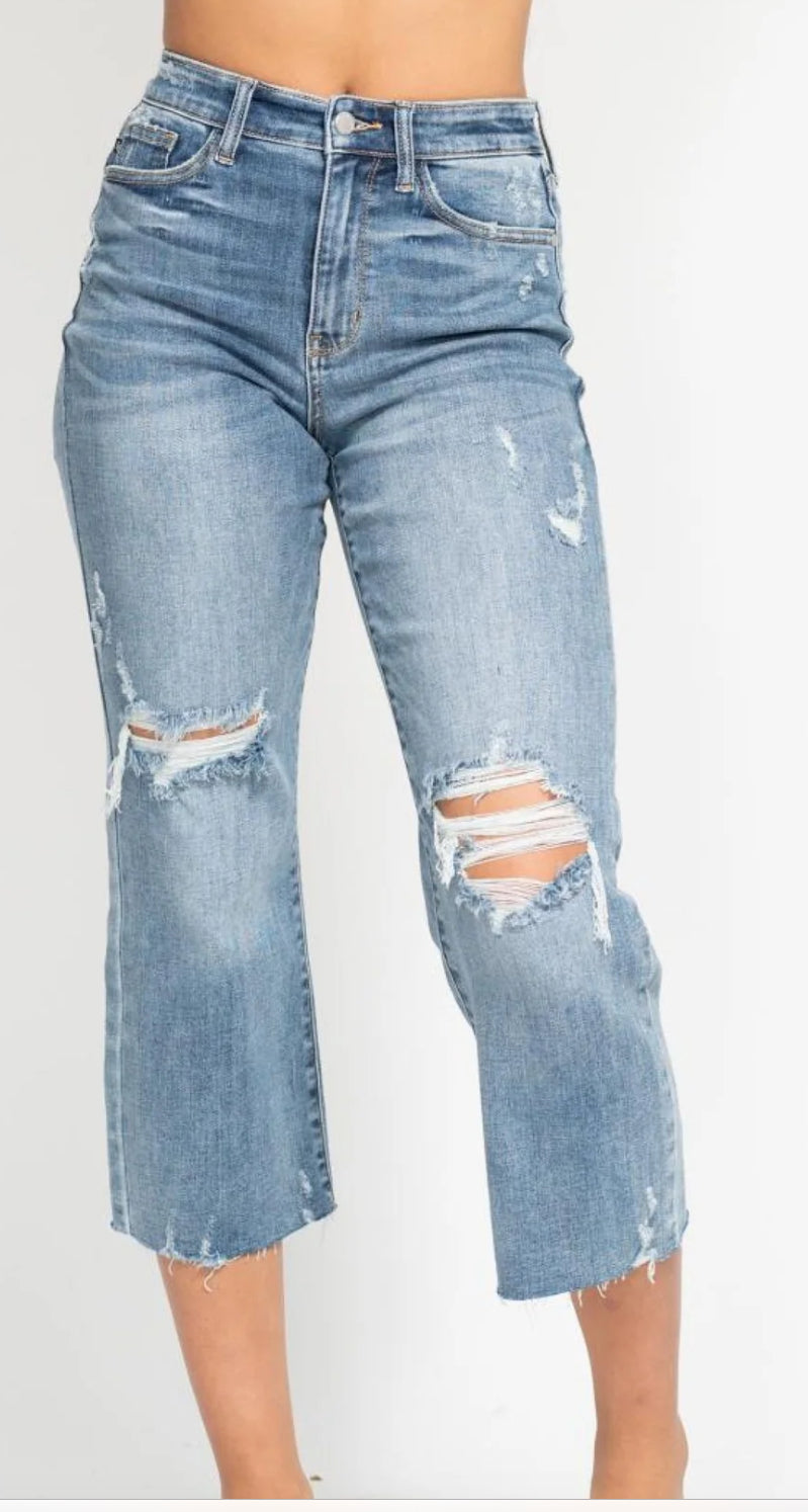 JB 82256 HW DESTROY CROP WIDE LEG