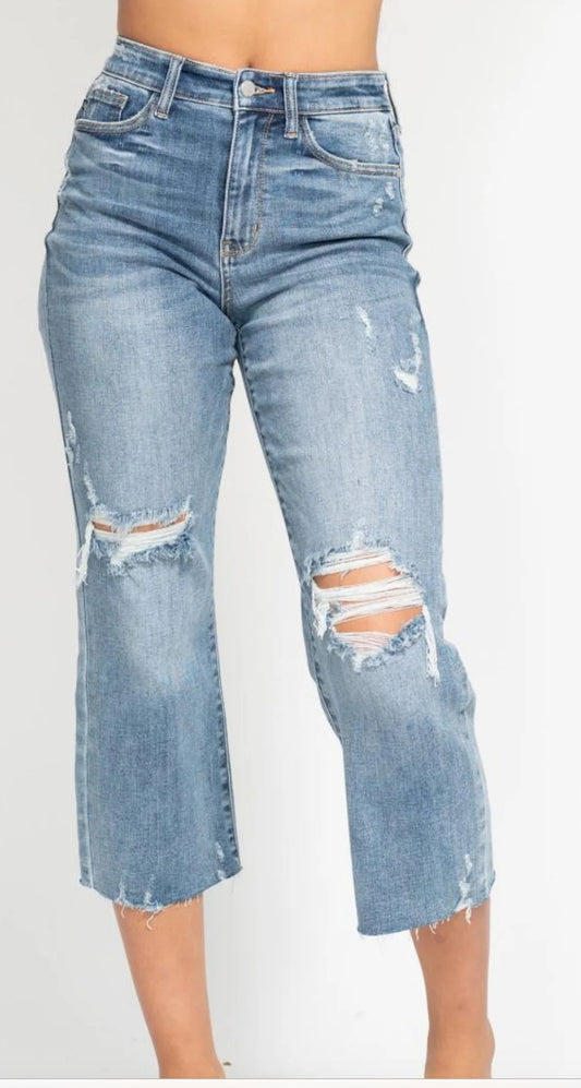 JB 82256 HW DESTROY CROP WIDE LEG