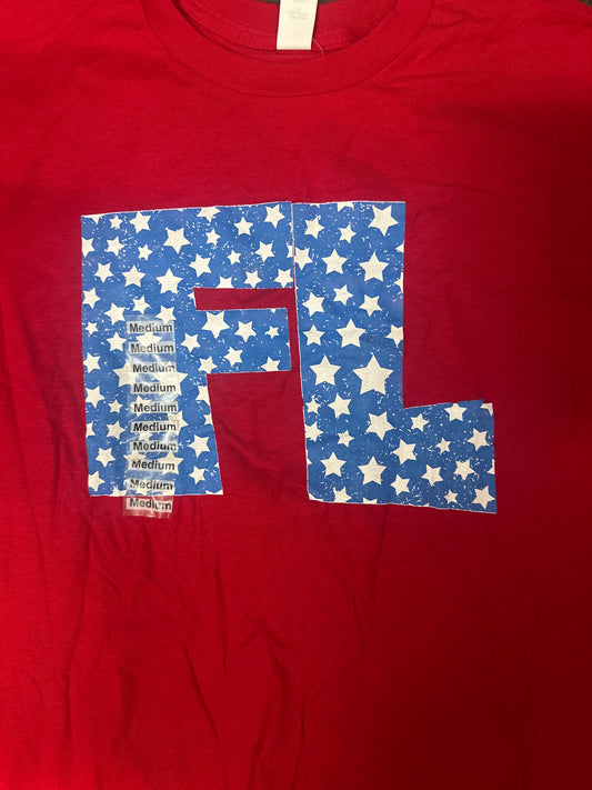 LD FL red tee