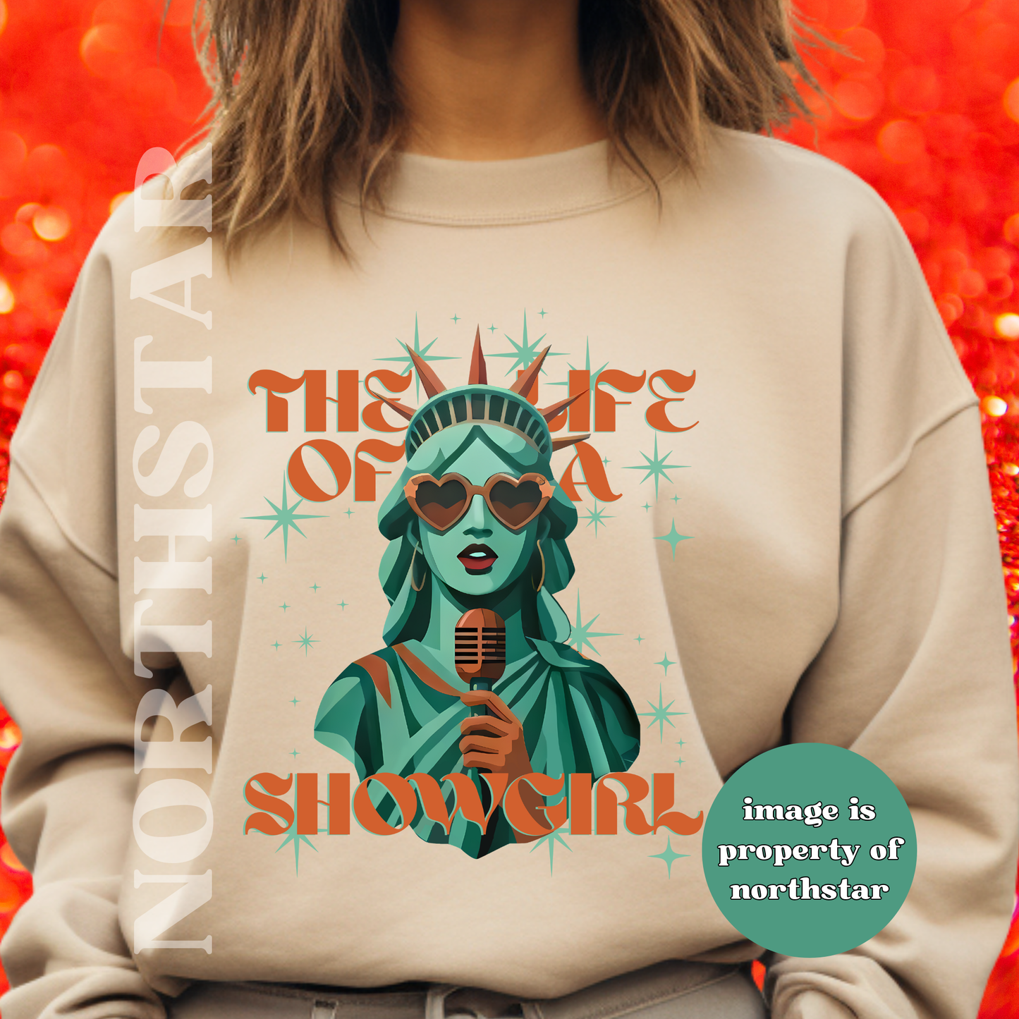 Showgirl Lady Liberty Swiftie Sweatshirt