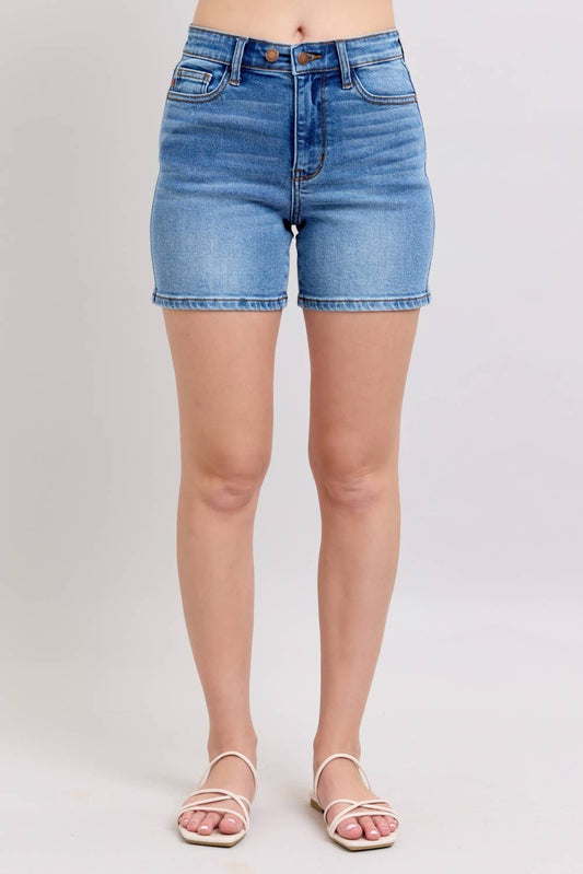 JB 15299 HW 2 Button Mid Length Dad Shorts