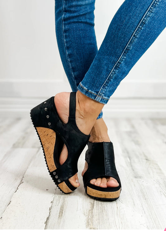 CORKYS- CARLEY-WASHED BLACK