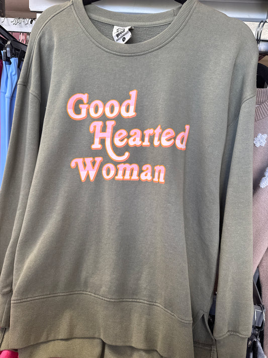 JLB-GOOD HEARTED WOMAN SWEATSHIRT