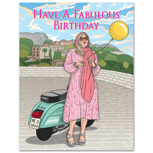 Jennifer Coolidge White Lotus Fabulous Birthday Card