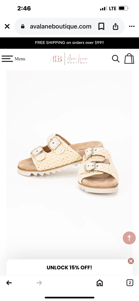 Corkys -Dash Raffia