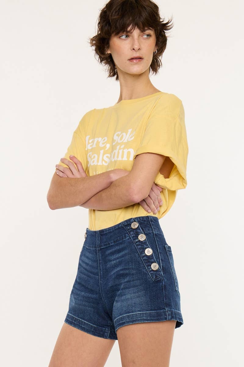 KC2199D-OPEN PACK HIGH RISE SAILOR SHORTS