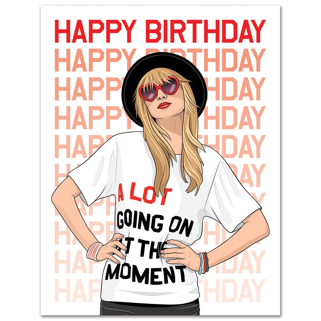 A Lot Going On Birthday Card
