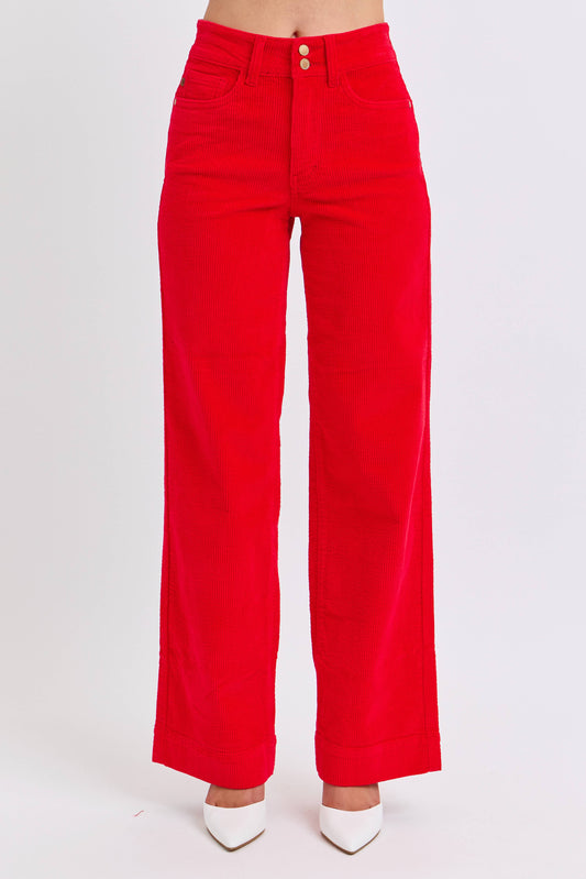 JB 88905 High Waisted Corduroy Trouser Wide
