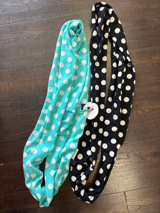 WB-Polk-a-dot Infinity Scarf