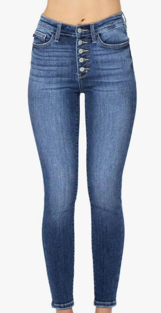 JB 82319 HI RISE BUTTON FLY SKINNY