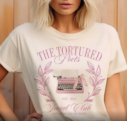 TAYLOR SWIFT TORTURED RED POETS TSHIRT