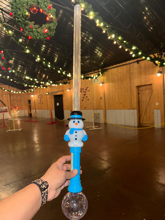 Jeannie's Wands Swords Snowman Light Up