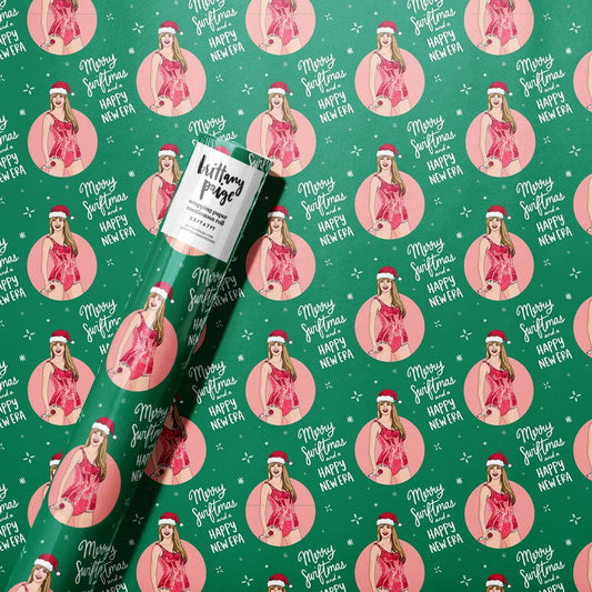Merry Swiftmas and Happy New Eras Wrapping Paper Roll