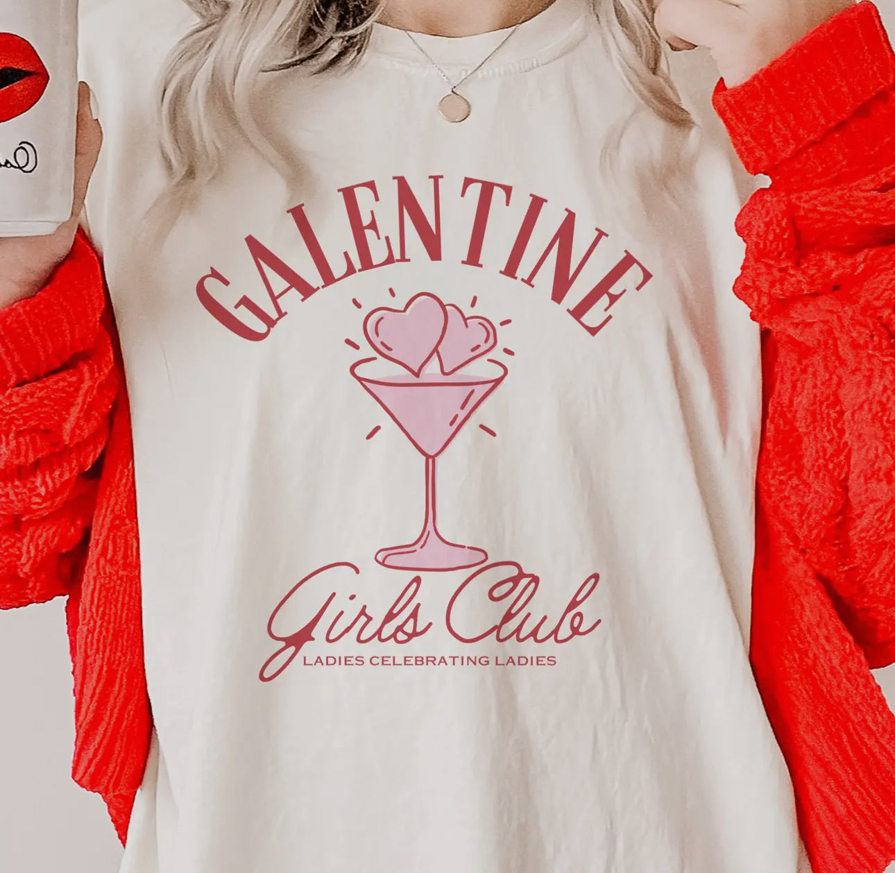 Galentines Girls Club Valentine Tee