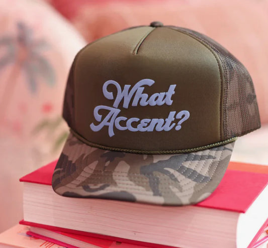 JLB-WHAT ACCENT/TRUCKER HAT (CAMO)