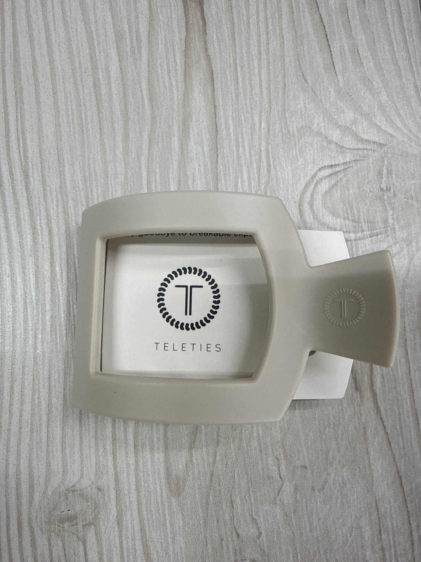 Teleties - Small Flat Rectangle Hair Clip