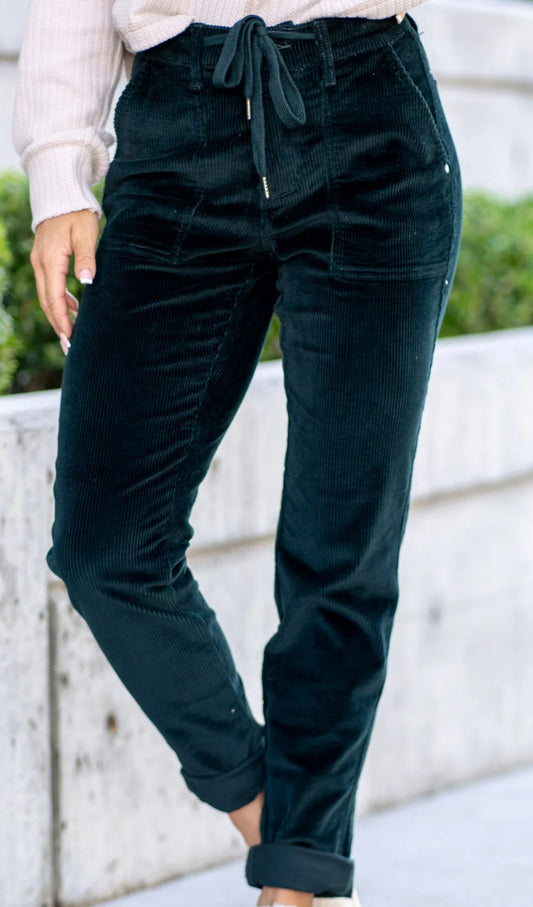 JB 88863 HW Corduroy Cuffed Jogger