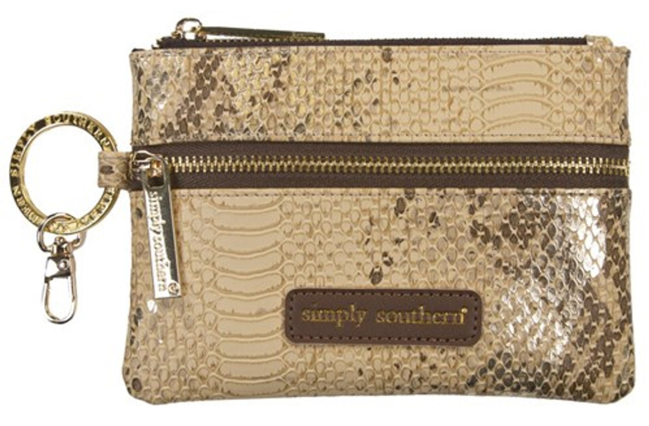 0221-LTHR SMALL ZIP-SNAKE