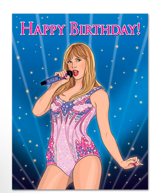 TAYLOR GREATEST ERA BIRTHDAY CARD