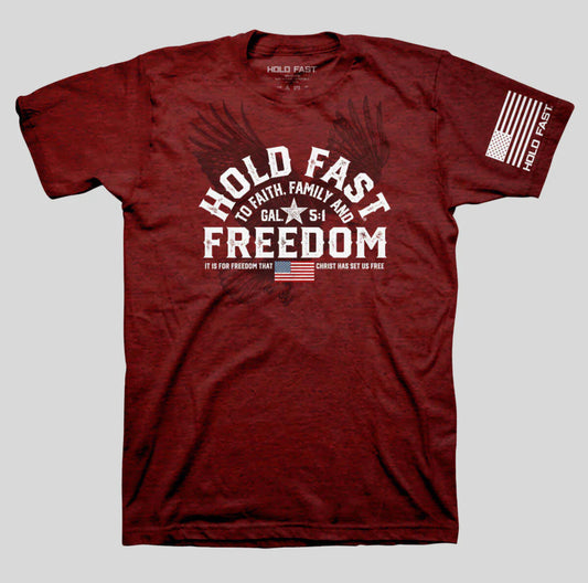 Hold Fast Freedom Eagle Crest
