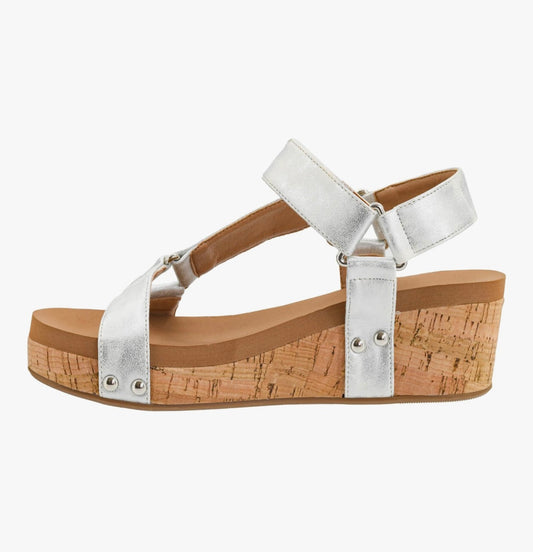 Corkys Don’t Tempt Me White Metallic