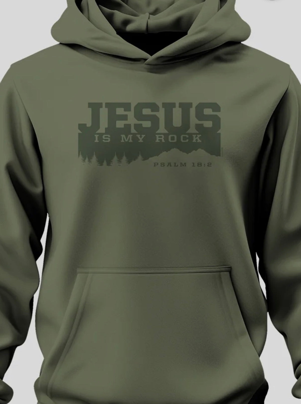 Kerusso Adult Hoodie Jesus Is My Rock