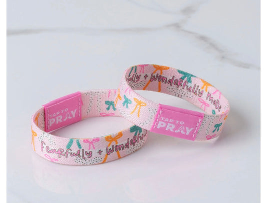 Tap to Pray Kingfolk Series Wristband- Fearfully & Wonderfully Made