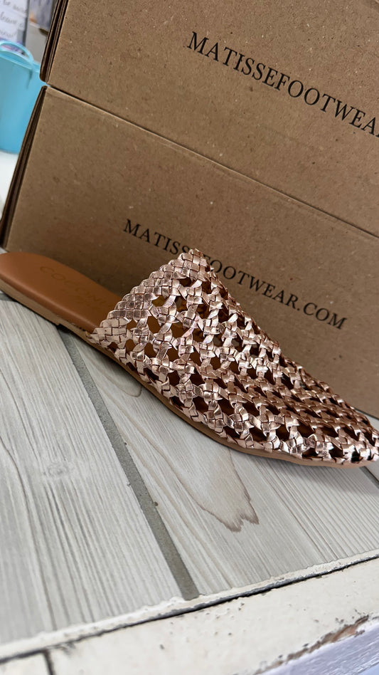 LD Coconuts By Matisse Every Gold Leather