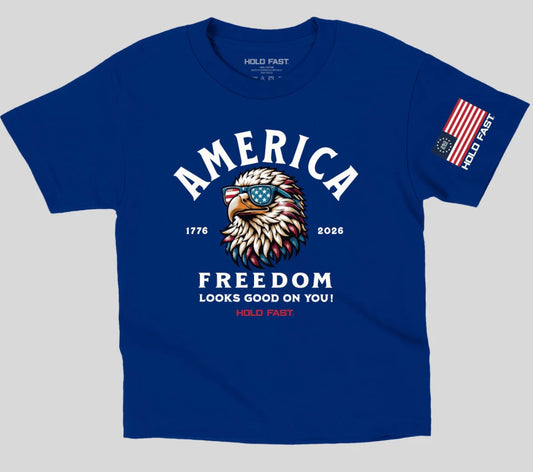 Hold Fast Adult T - America Eagle