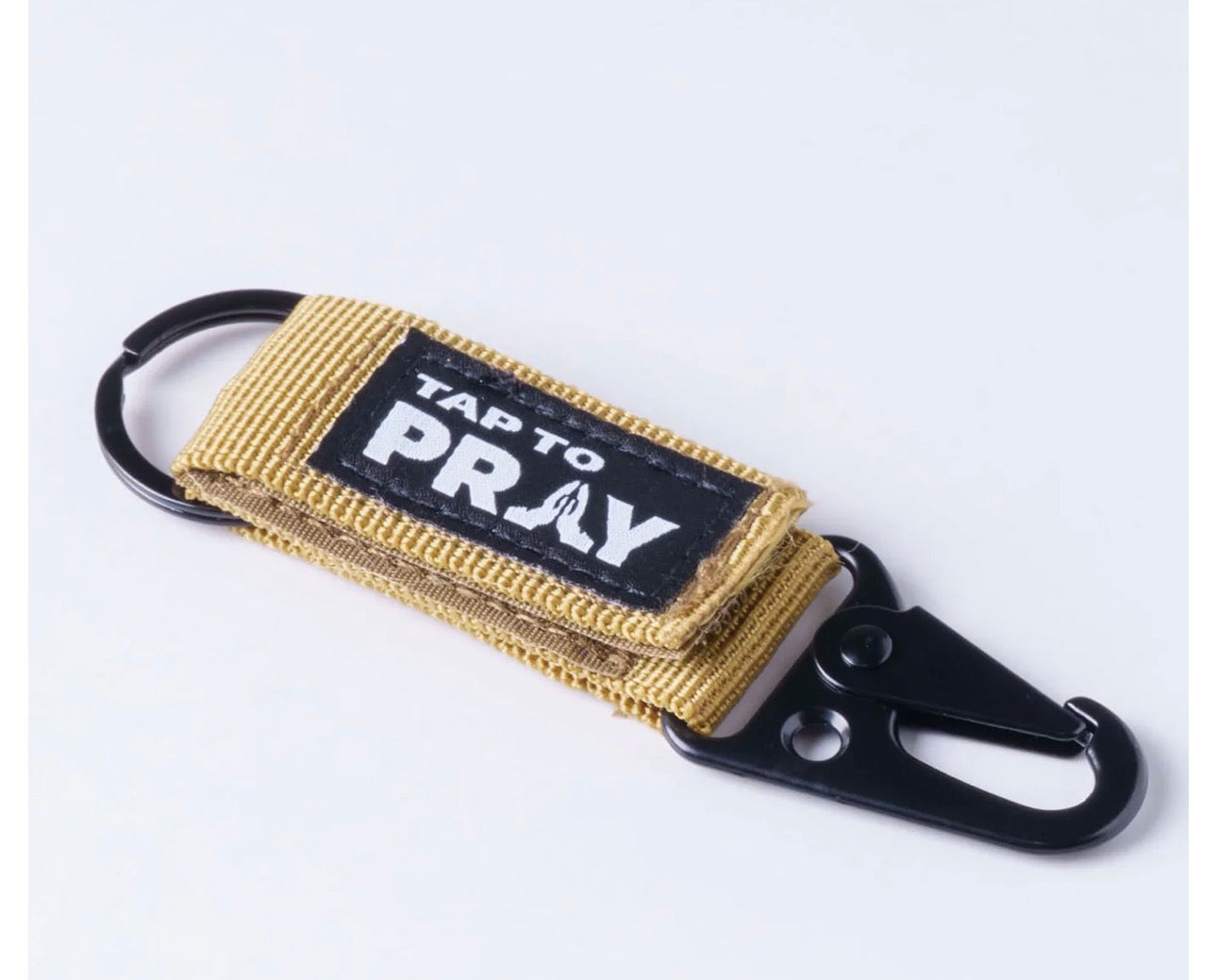 TAP TO PRAY TACTICAL CARABINER KEYCHAIN