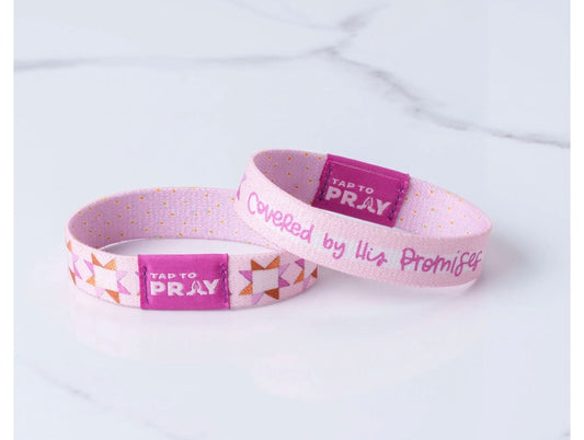 Tap to Pray Kingfolk Series Wristband-Covered by His Promises