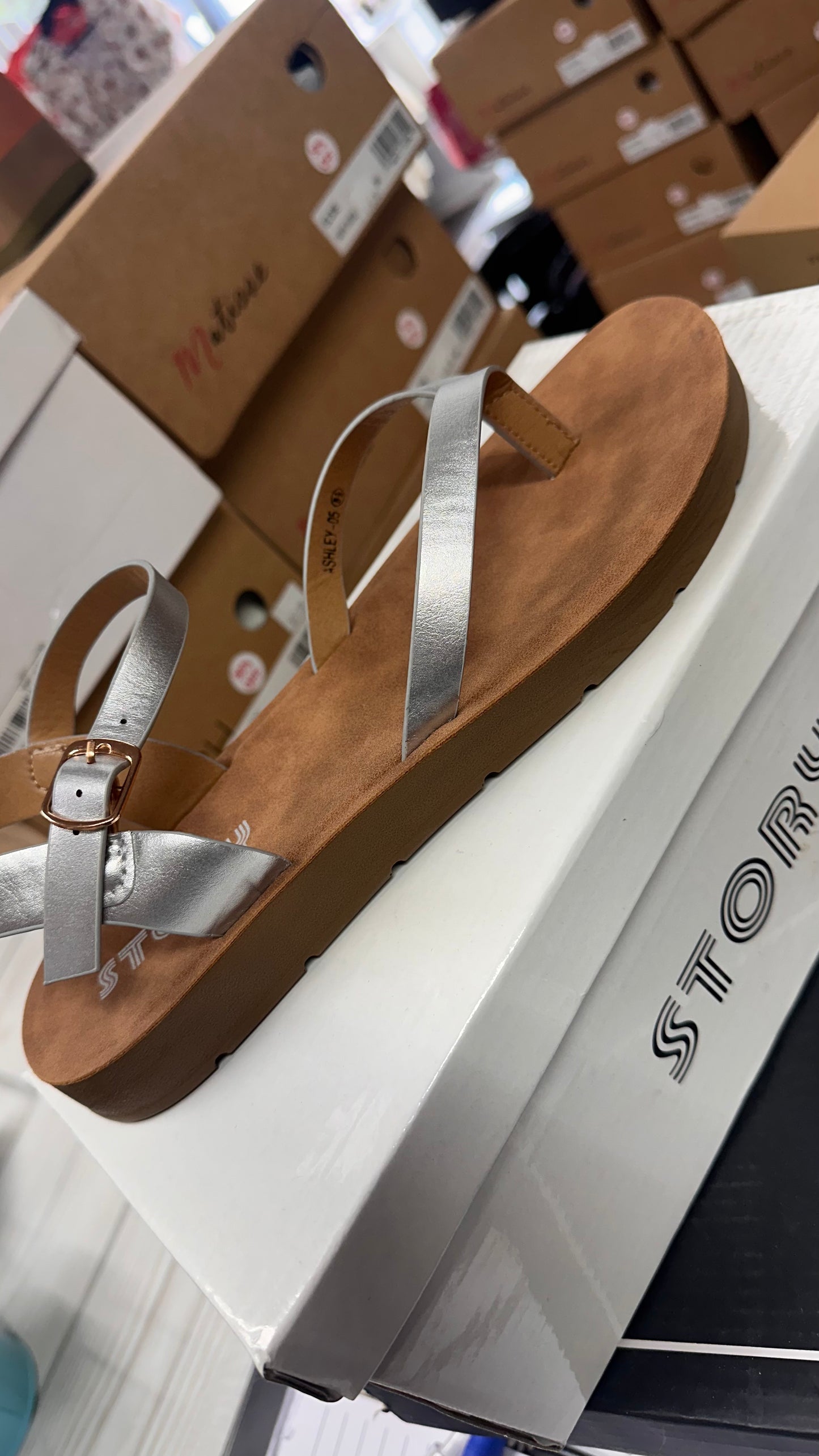 LD Story Silver Ashley Sandal