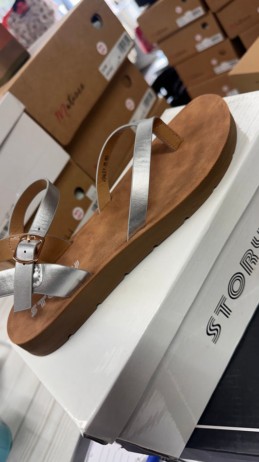 LD Story Silver Ashley Sandal