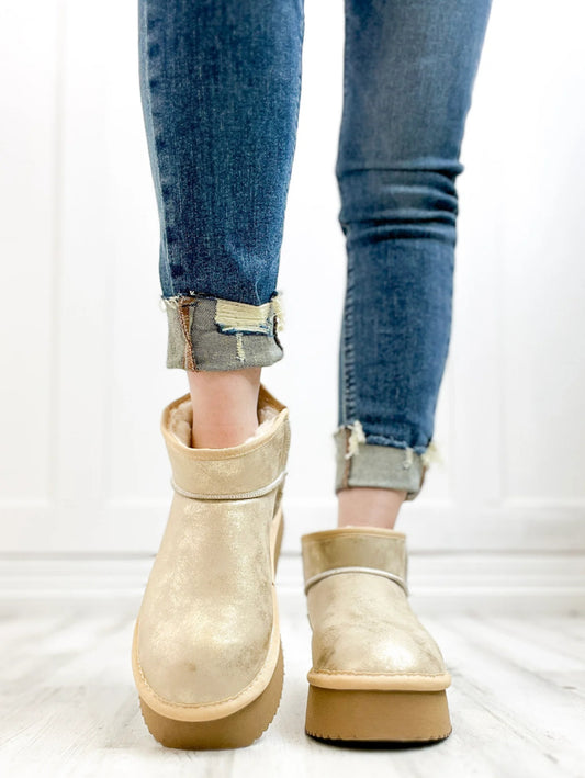 Corky Room Service Washed Gold Metallic