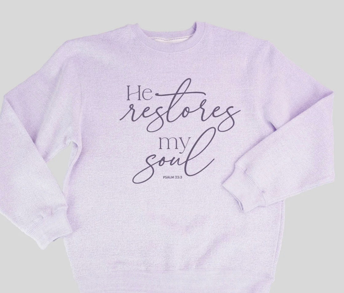 Grace and Truth Sweater Fleece He Restores