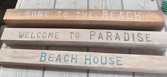 LD Mudpie BEACH HOUSE SENTIMENT STICK