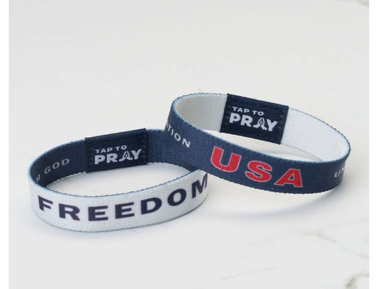 Tap to Pray Wristband- Freedom