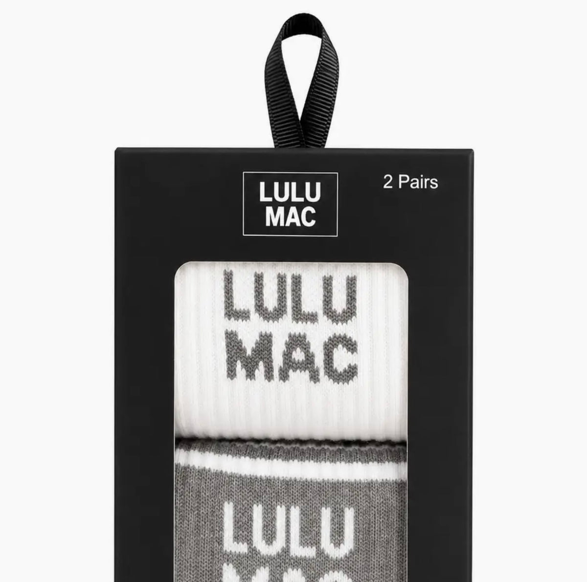 LULU MAC Socks 2 Pair Box