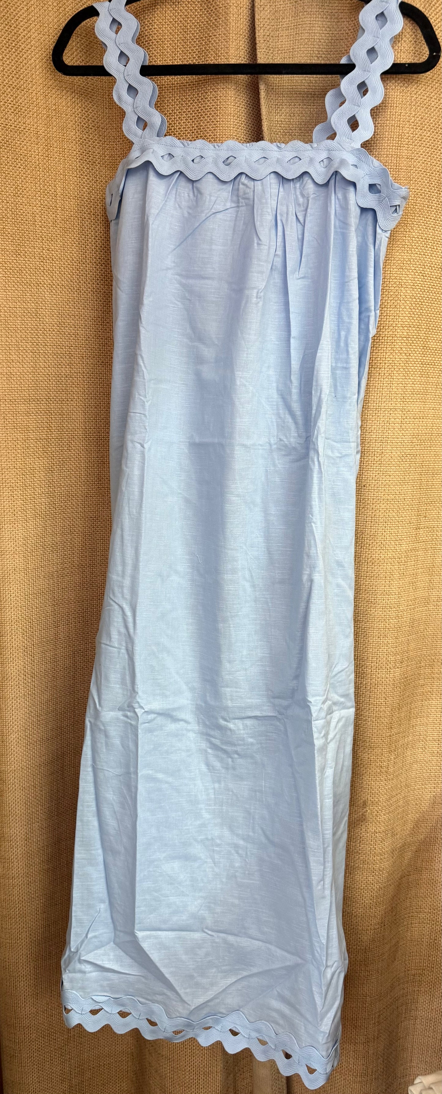 Entro D31259 Ric Rac Lt Blue Dress