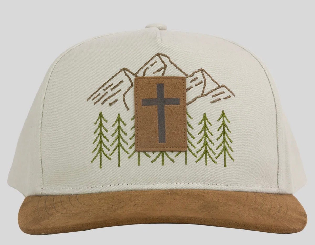 Kerusso Men’s Cap Faux Suede Cross Patch