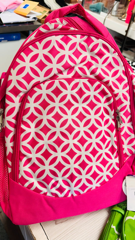 0320-BOUTIQUE BACKPACK- WB PINK/WHITE