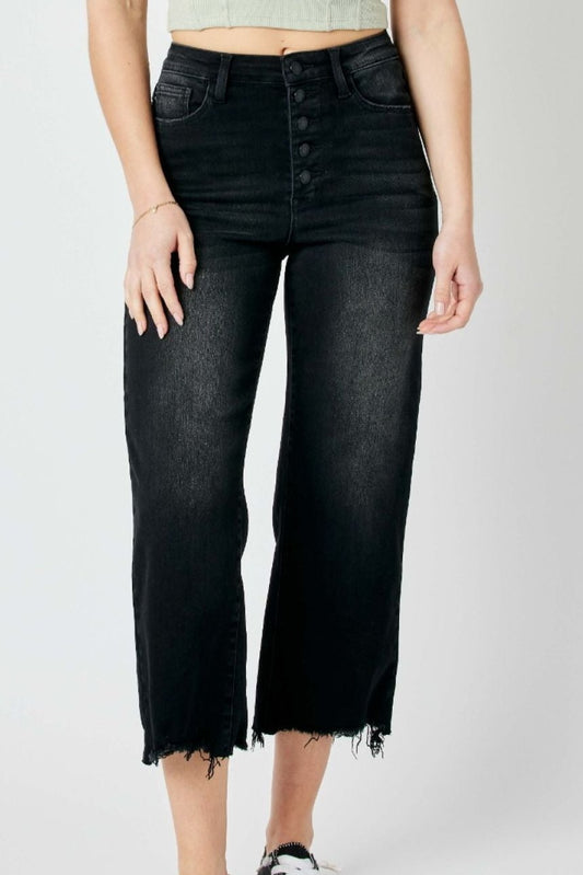 JB 88829 HW DESTROY RAW HEM CROP WIDE