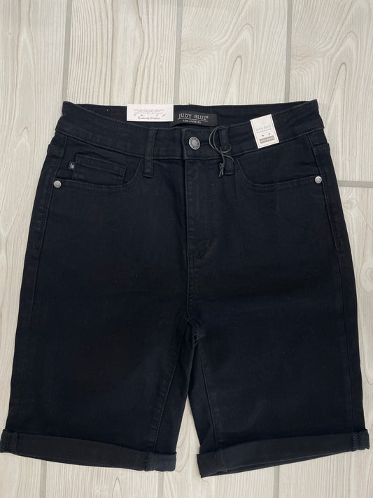 JB150064 HW BLACK CUFFED shorts